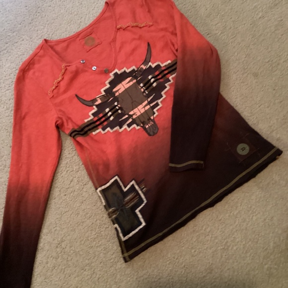 ~ Women's Double D Ranch Long Sleeve Tee, SOLD AS IS ~ - Picture 9 of 11